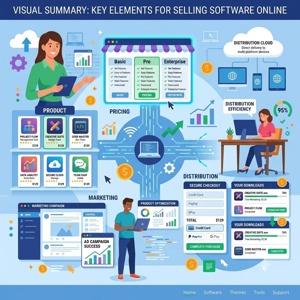 How to sell Software Online