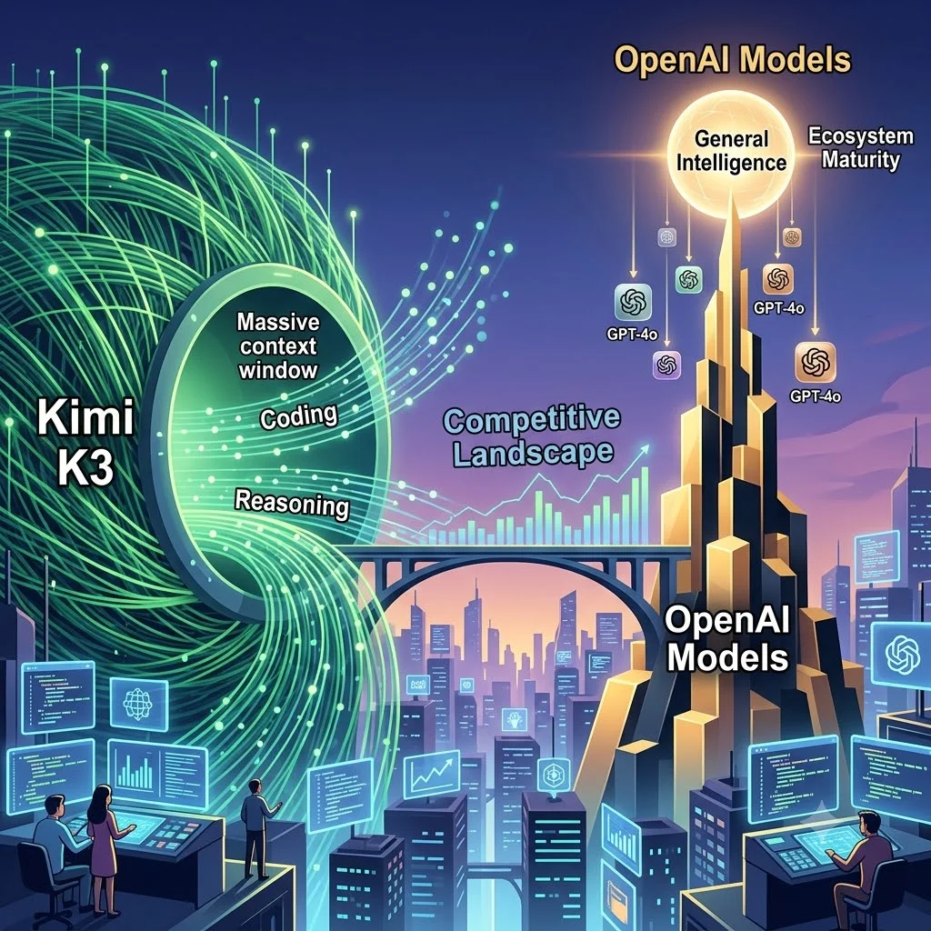 Kimi K3 vs OpenAI