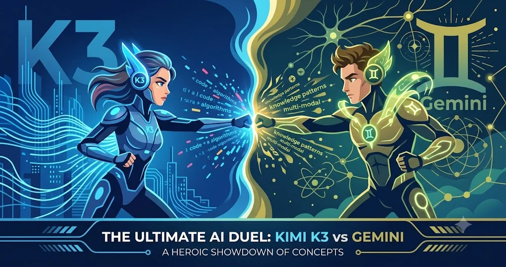 Kimi K3 vs Gemini: Complete Comparison of Flagship AI Models