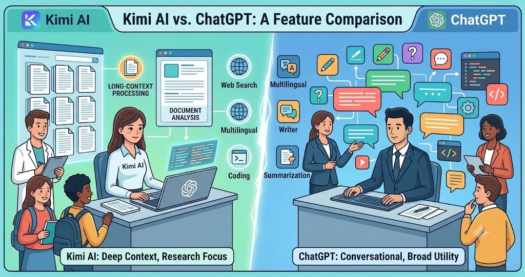 Kimi AI vs ChatGPT: An Objective Review for Beginners