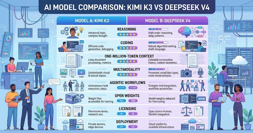 Kimi K3 vs DeepSeek: Which Chinese AI Model Is Better?